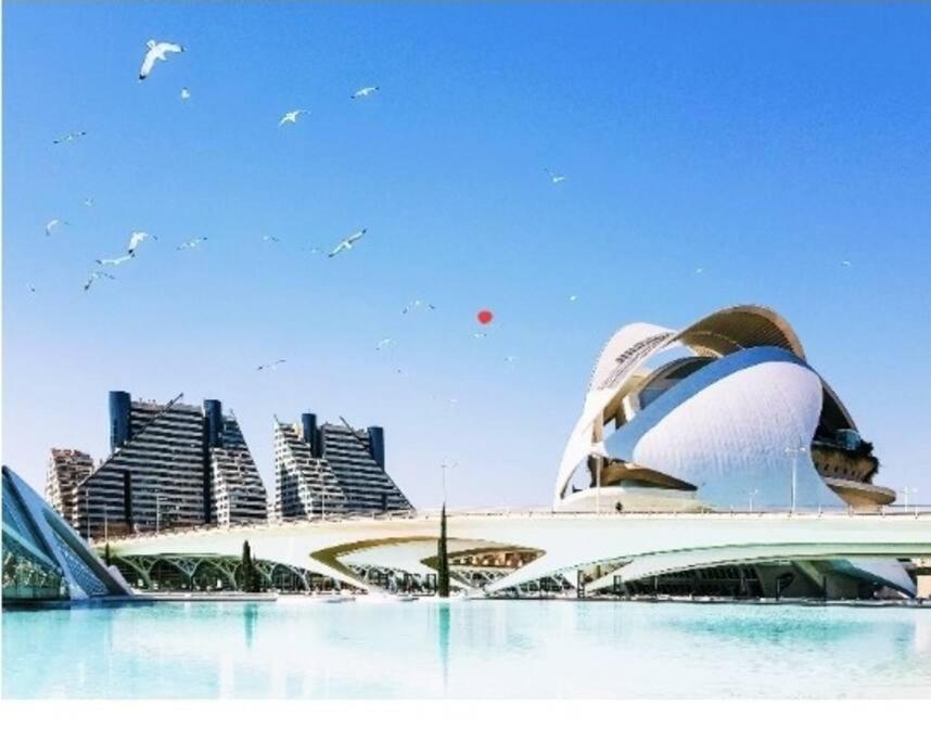 Apartamento Junto Al Mar Con Wifi Y Piscina Sagunto Ngoại thất bức ảnh